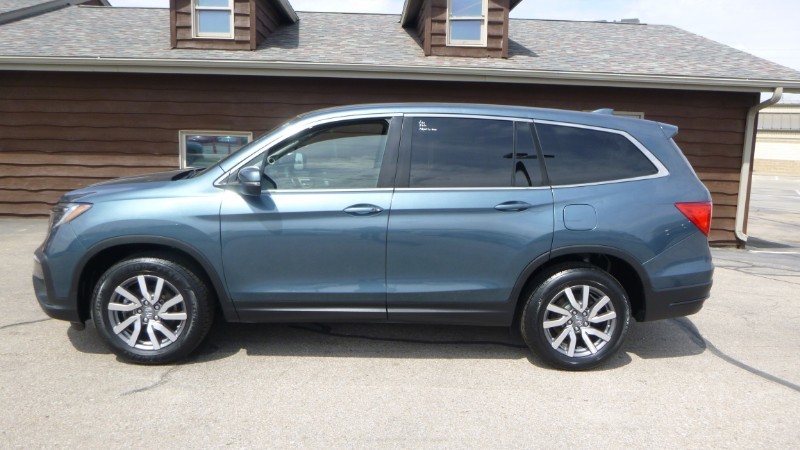 Blue 2021 Honda Pilot EX AWD SUV / Crossover All-Wheel Drive Automatic