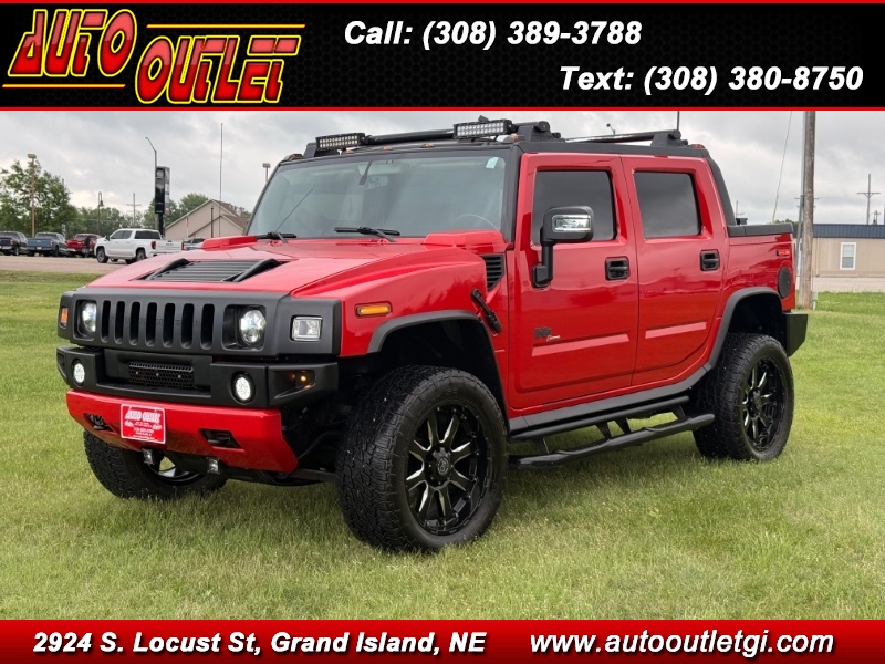 Red 2005 Hummer H2 SUT Base SUV / Crossover Four-Wheel Drive Automatic