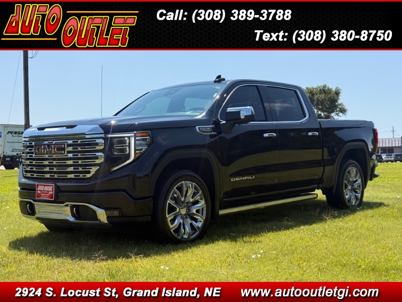 Black 2024 GMC Sierra 1500 Pickup Truck Four-Wheel Drive Automatic