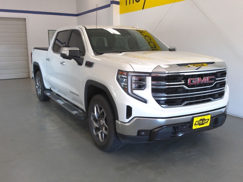 Used 2023 GMC Sierra 1500 SLT with VIN 1GTUUDEL2PZ107198 for sale in Maryville, MO