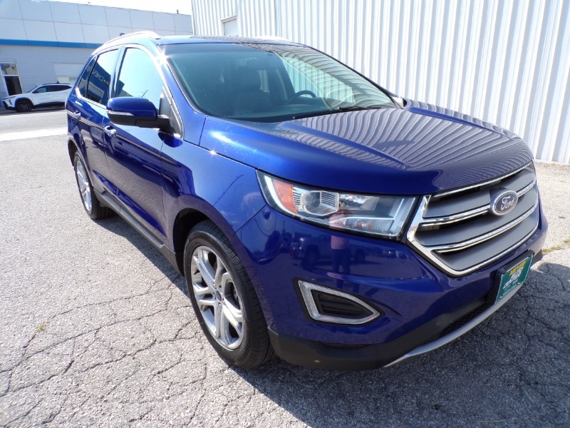 Used 2015 Ford Edge Titanium with VIN 2FMTK4K91FBB62359 for sale in Kansas City