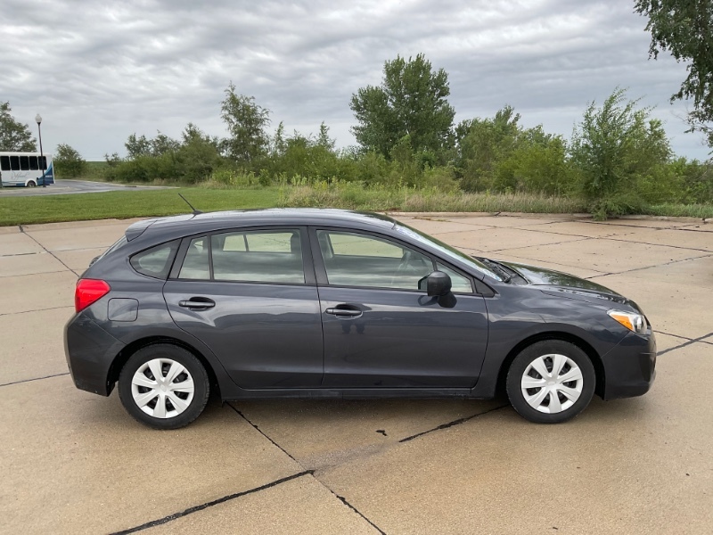 Gray 2013 Subaru Impreza Hatchback All-Wheel Drive Manual