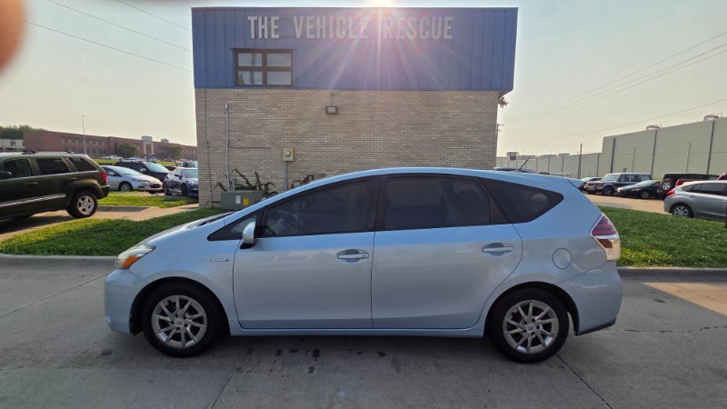 Blue 2015 Toyota Prius v Wagon Front-Wheel Drive Automatic