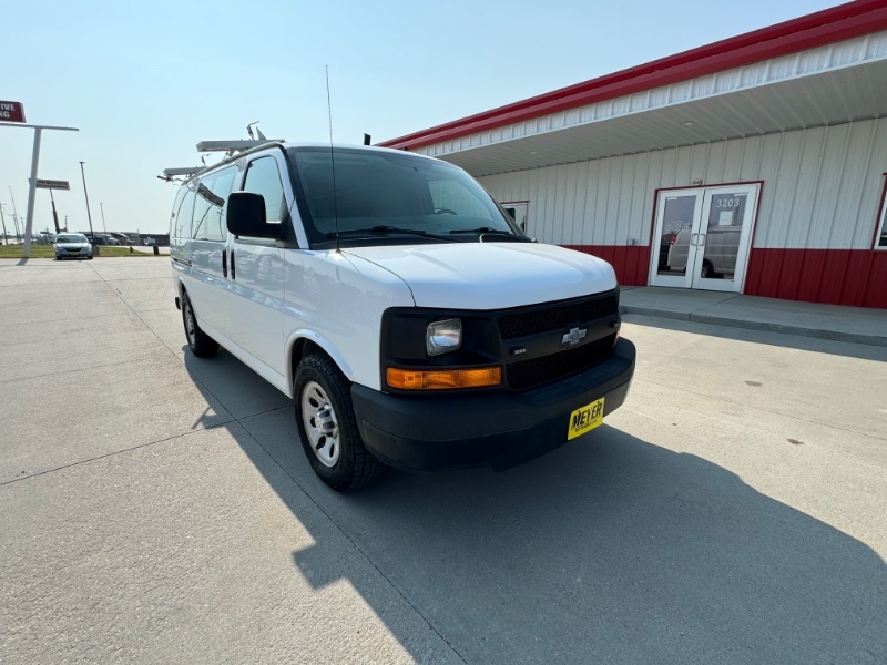 Used 2014 Chevrolet Express Cargo Work Van with VIN 1GCSHAF42E1185400 for sale in Seward, NE