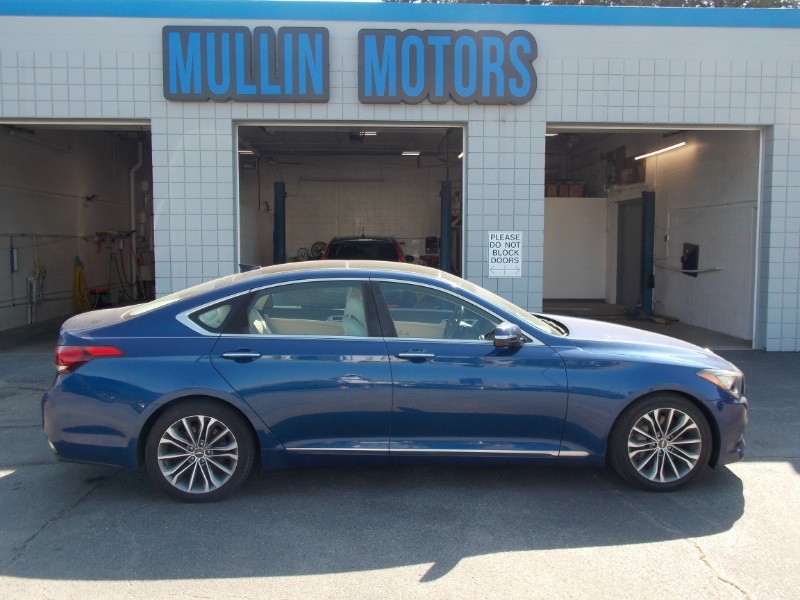 Blue 2015 Hyundai Genesis 3.8 RWD Sedan Rear-Wheel Drive Automatic