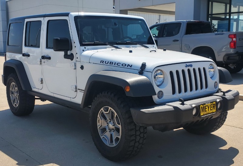 Used 2015 Jeep Wrangler Unlimited Rubicon with VIN 1C4BJWFG7FL714194 for sale in Seward, NE