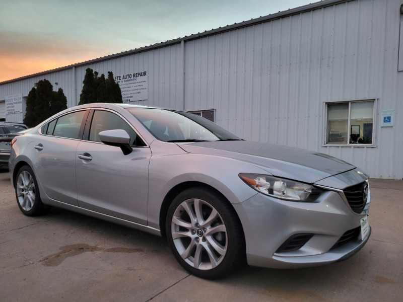 Silver 2016 Mazda MAZDA6 i Touring Sedan Front-Wheel Drive Automatic