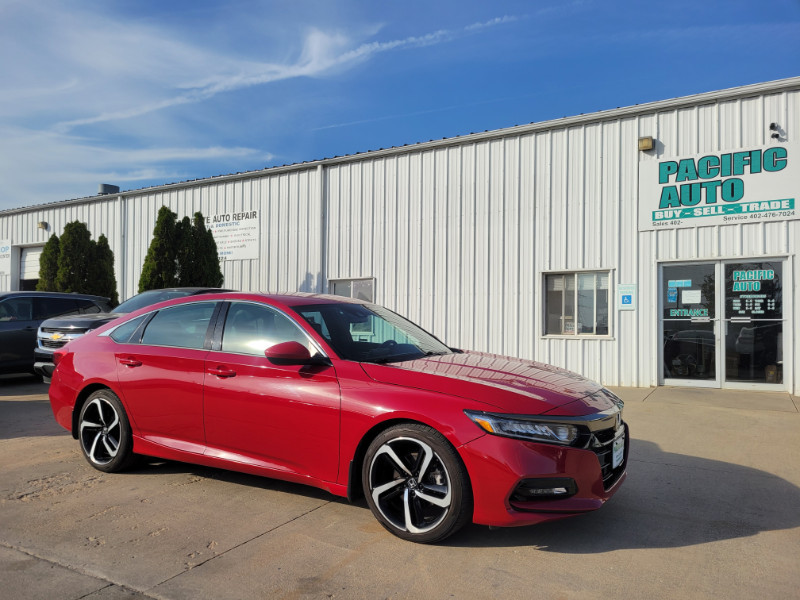 Red 2018 Honda Accord Sedan Front-Wheel Drive Automatic