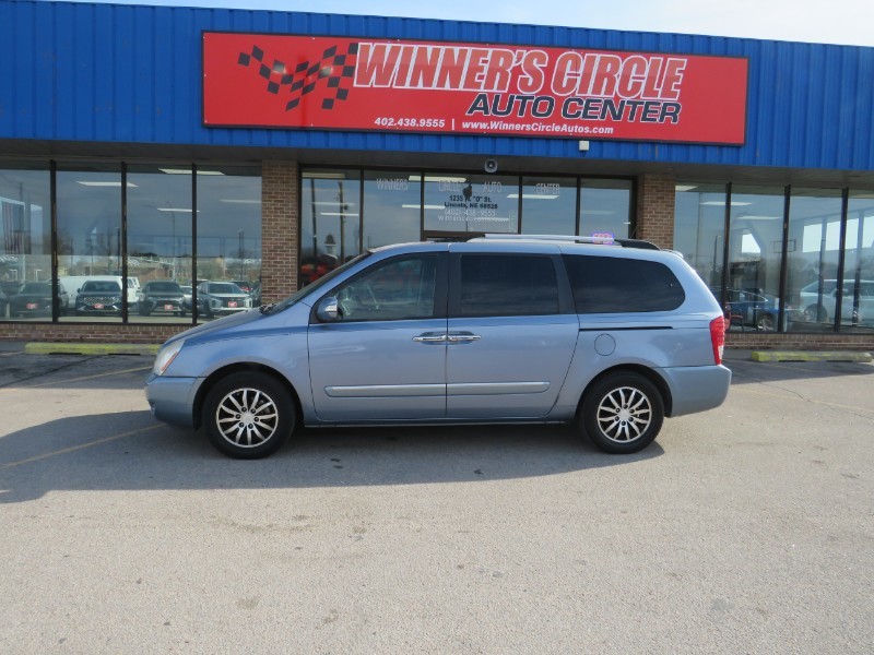 Blue 2012 Kia Sedona EX Minivan Front-Wheel Drive Automatic
